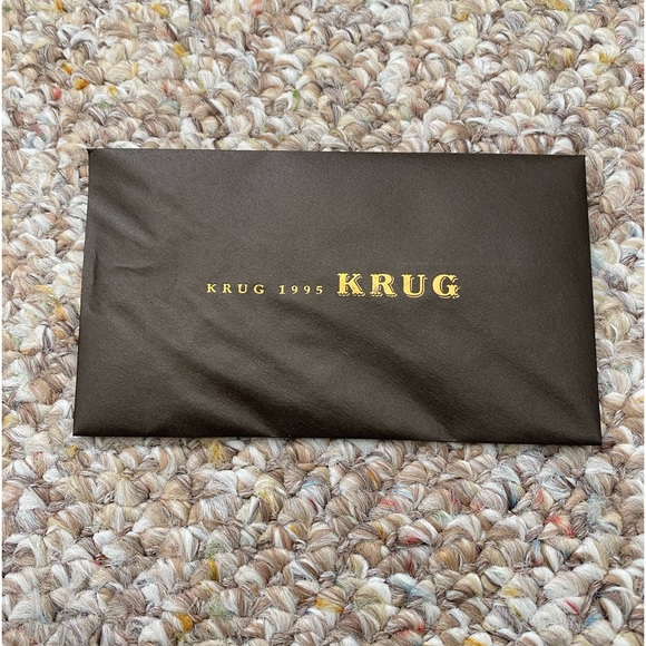 Krug Champagne box Vintage 1995 with card - Picture 12 of 14